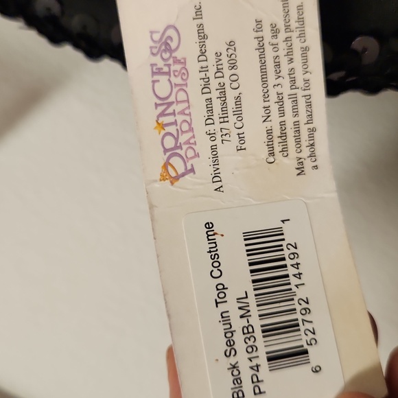 Princess Paradise Sequin Elastic top M/L 8-10 - Picture 6 of 8